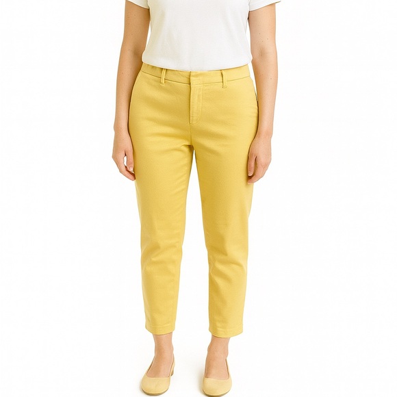 New York & Company Super Comfy Flat Front Stretch Trousers Ankle Pants, Size 4 - Picture 1 of 9